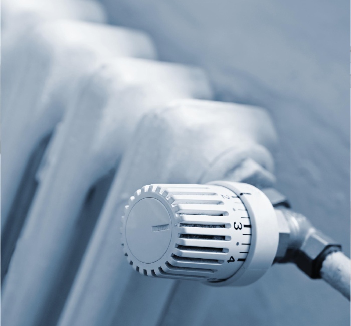 Radiateur avec thermostat réglable